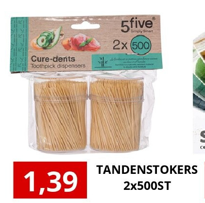 TANDENSTOKERS 2x500ST
