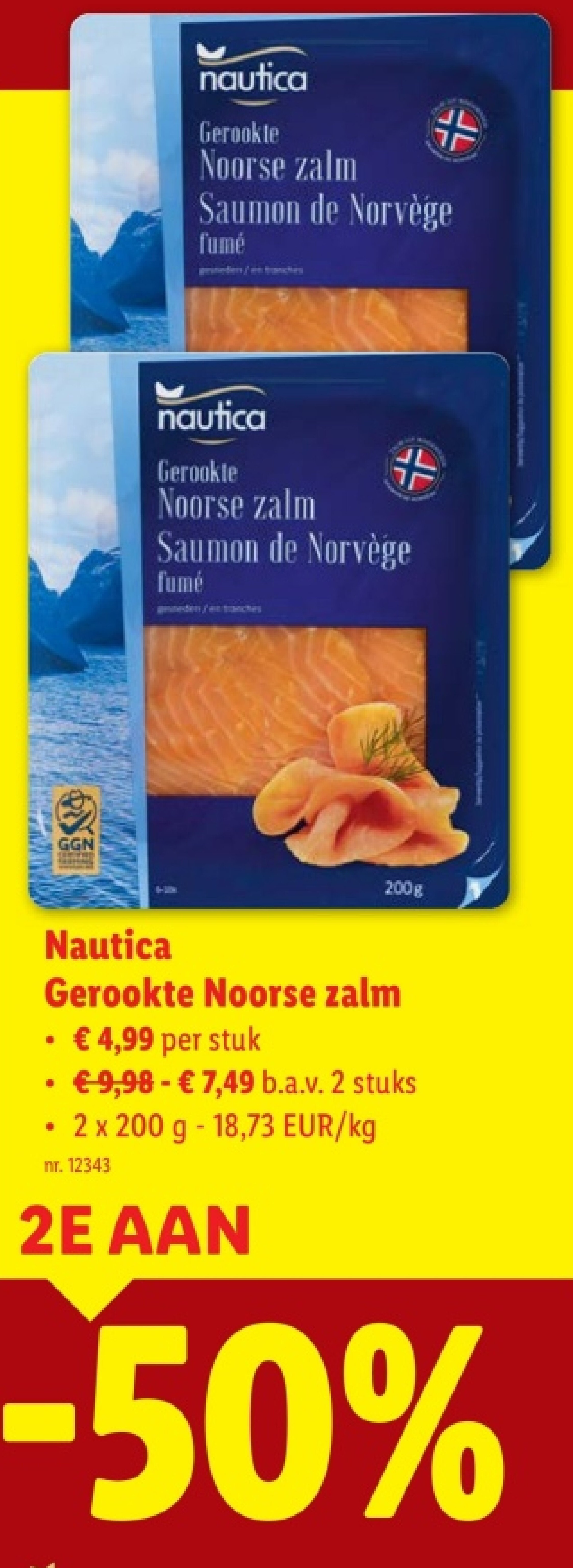 Gerookte Noorse zalm