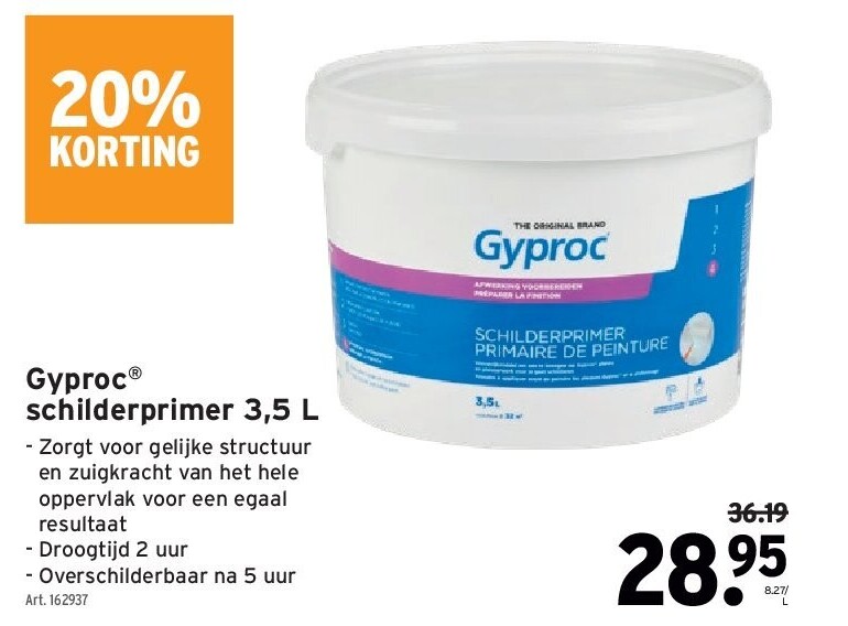 Gyproc® schilderprimer 3,5 L
