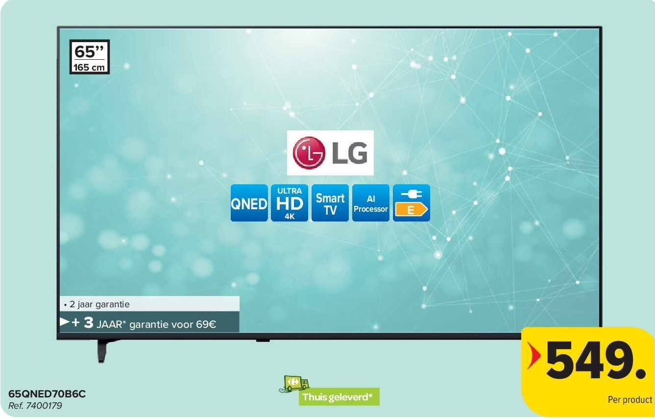 LG 65QNED70B6C QNED TV
