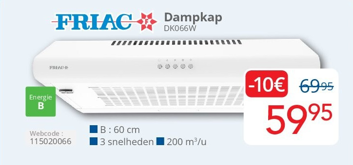Friac Dampkap DK066W