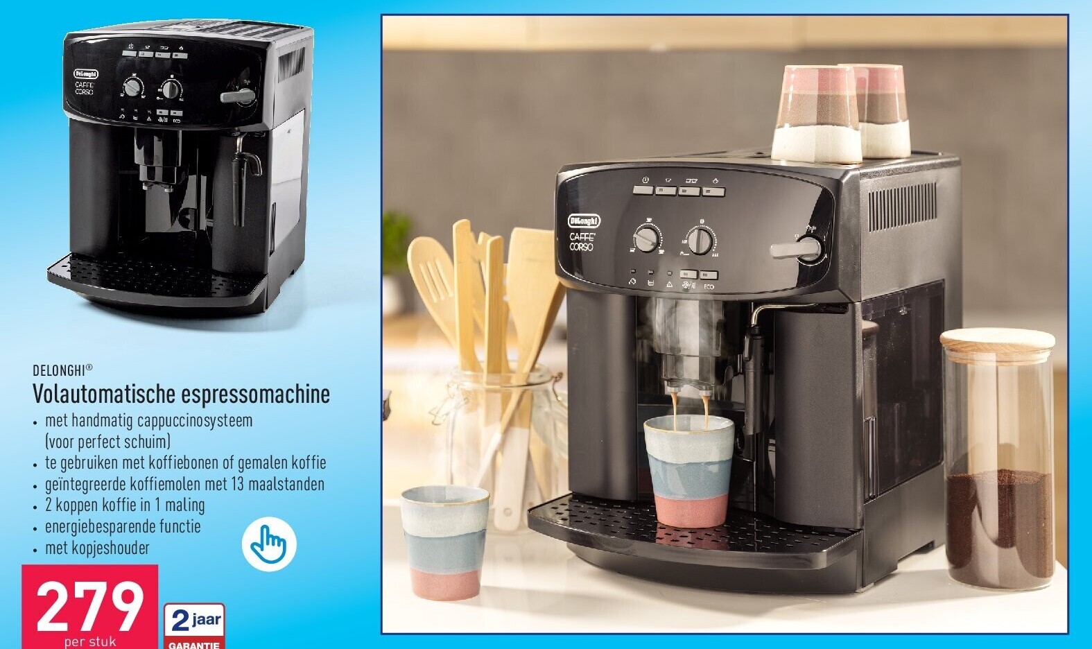 Volautomatische espressomachine