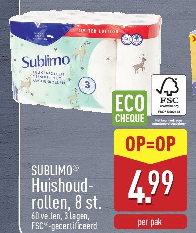 Huishoud­ rollen, 8st.