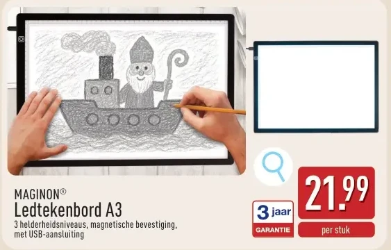 Ledtekenbord A3