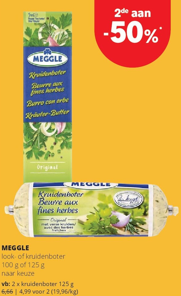 MEGGLE look- of kruidenboter 100 g