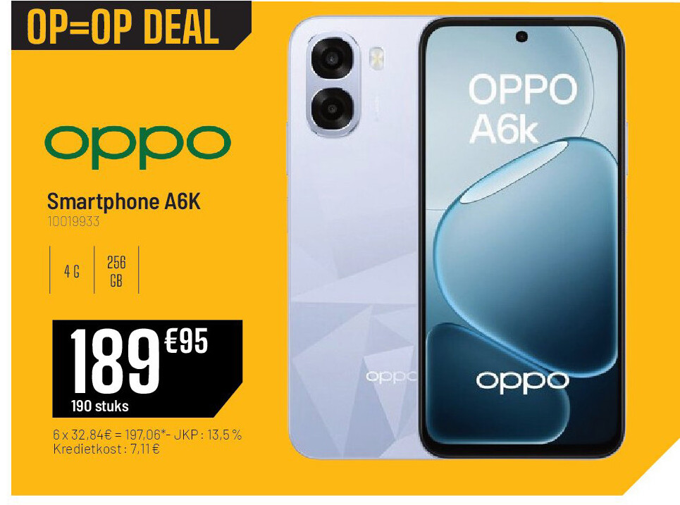 Oppo Smartphone A6K