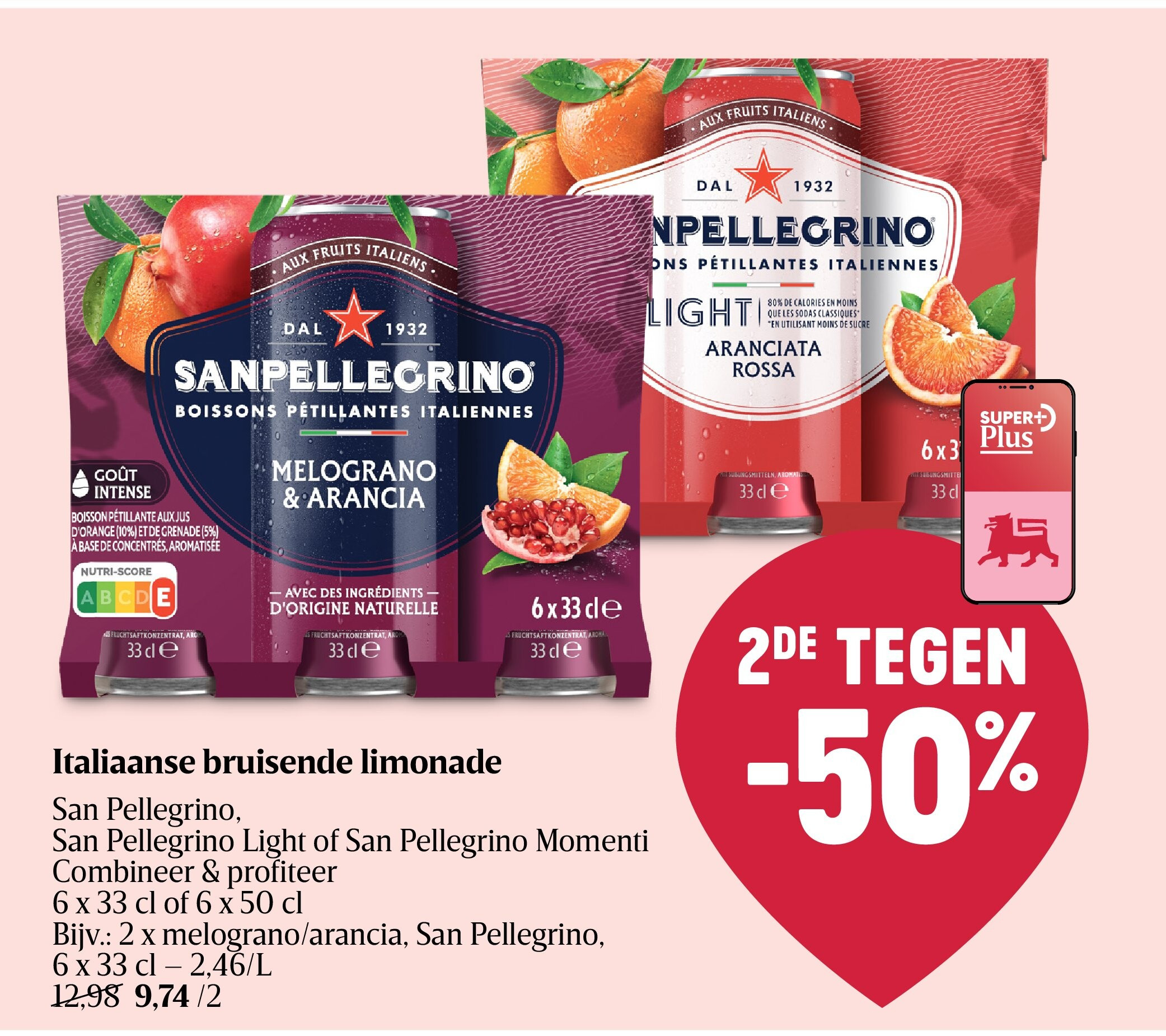 Italiaanse bruisende limonade