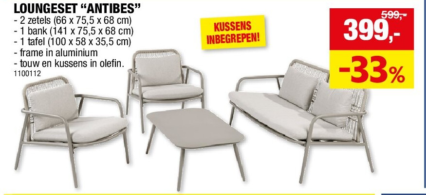 LOUNGESET “ANTIBES”