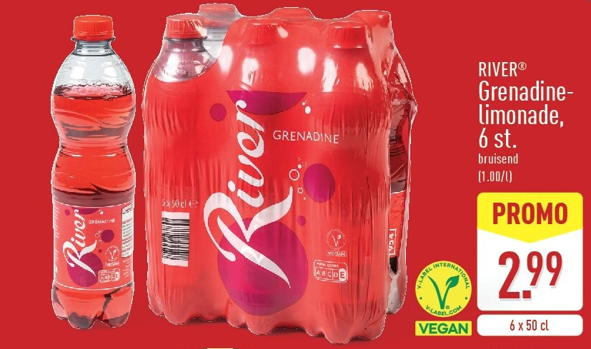 Grenadine­ limonade, 6st.
