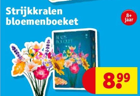 Strijkkralen bloemenboeket