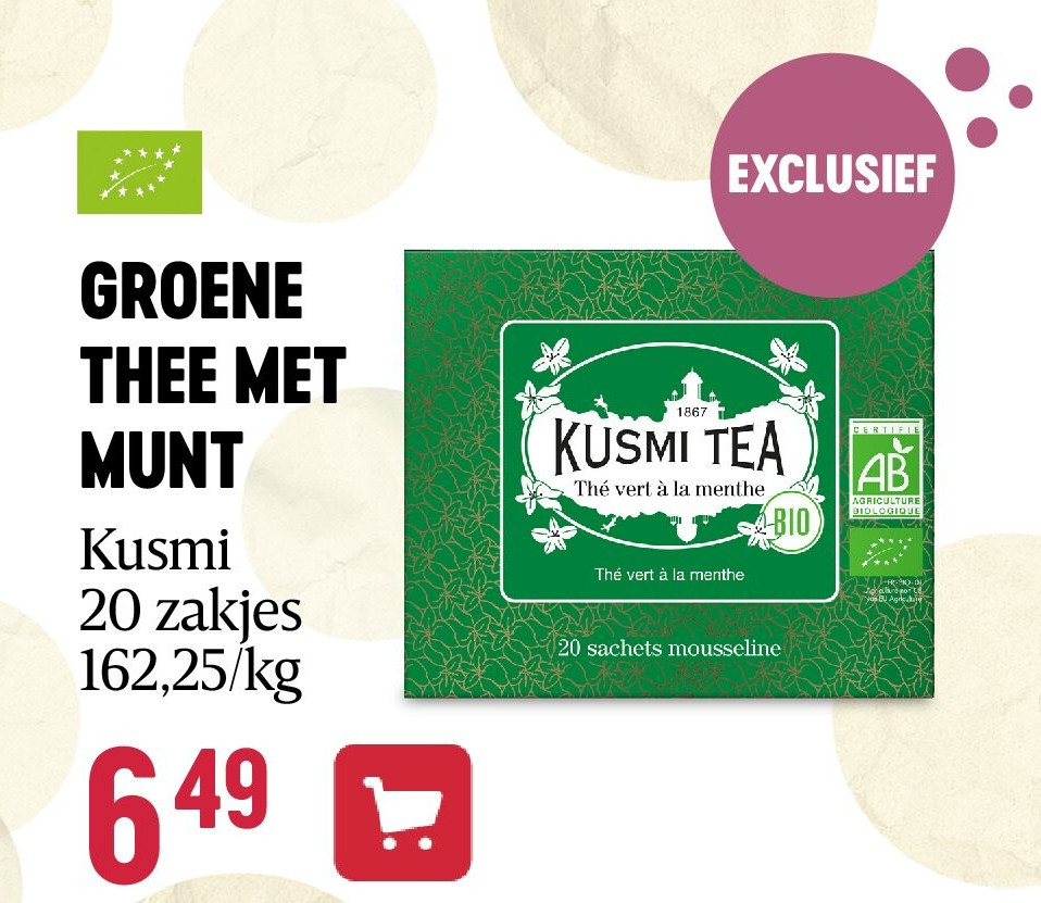 GROENE THEE MET MUNT