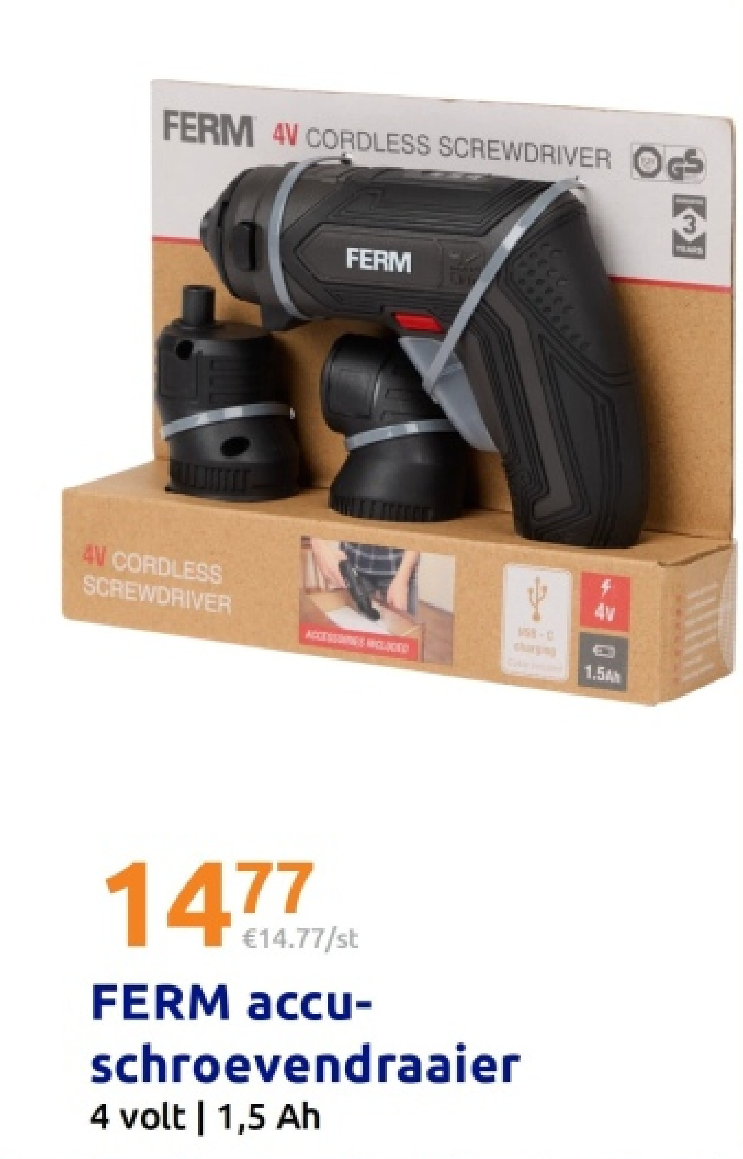 FERM accuschroevendraaier