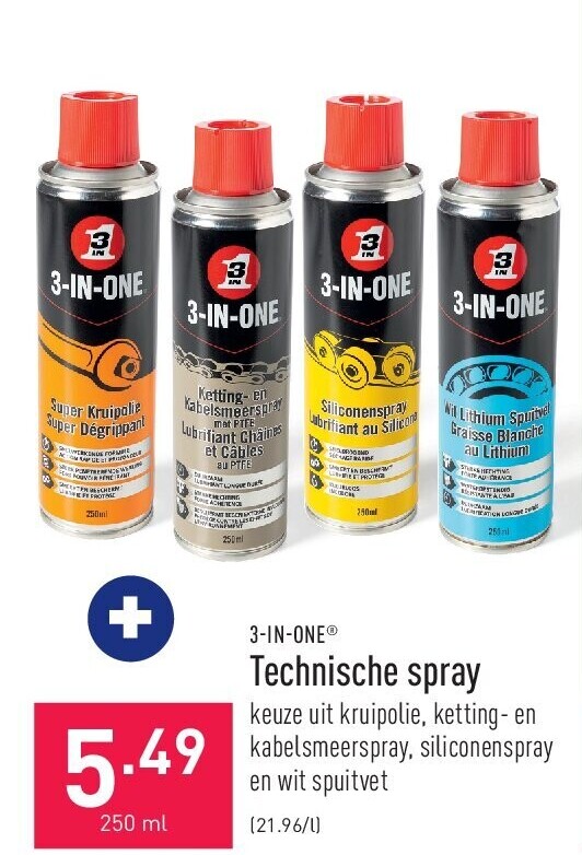 Technische spray