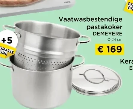 Vaatwasbestendige pastakoker
