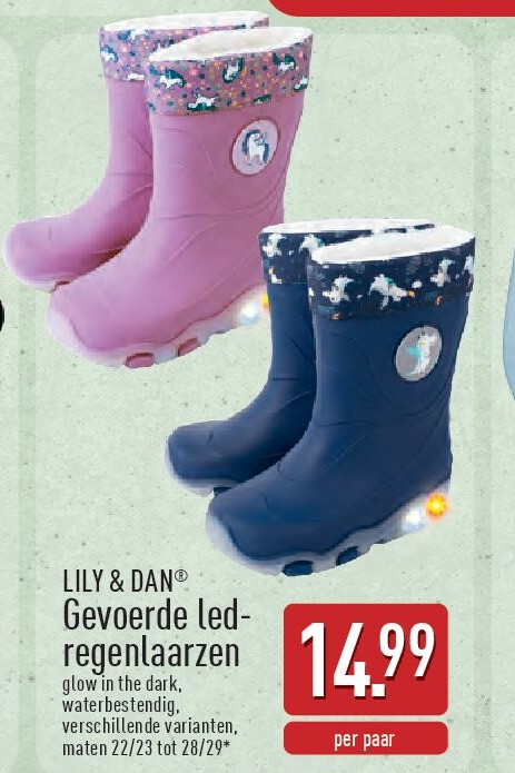 Gevoerdeledregenlaarzen