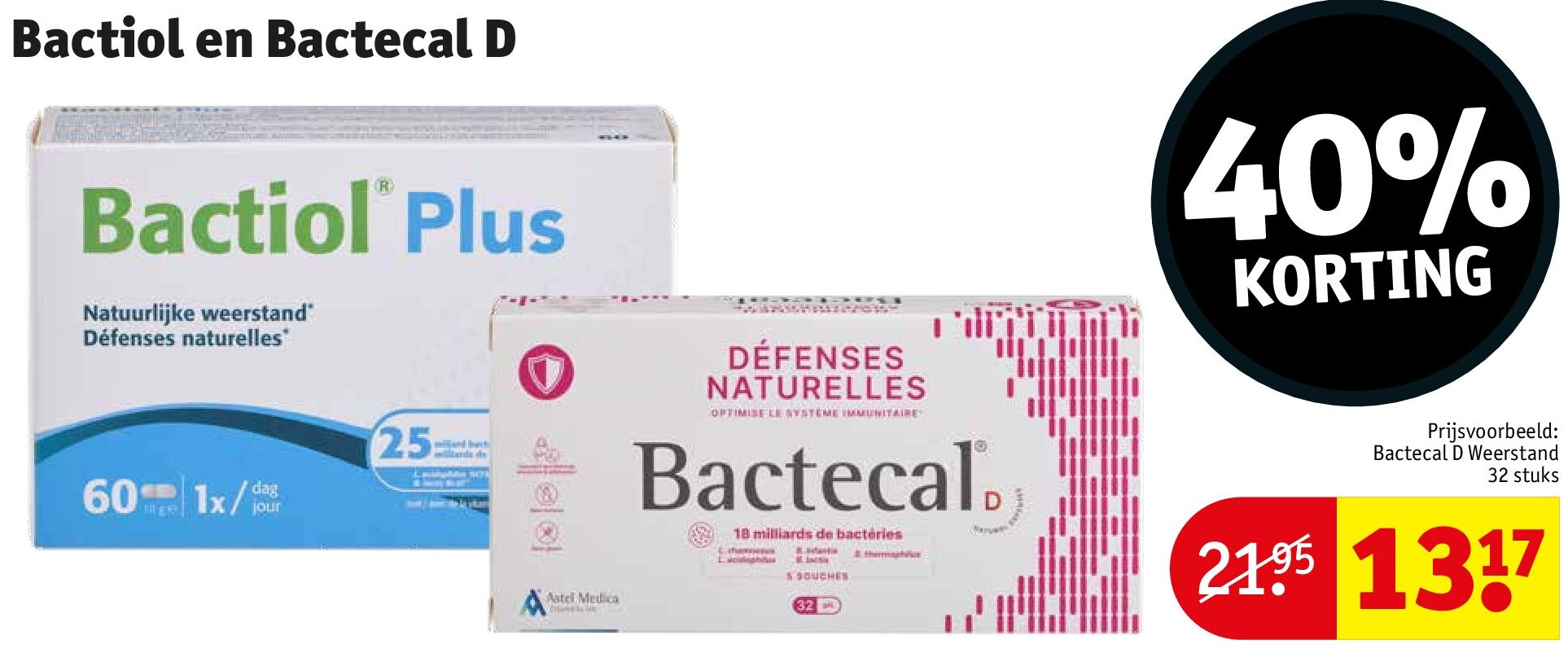 Bactiol en Bactecal D