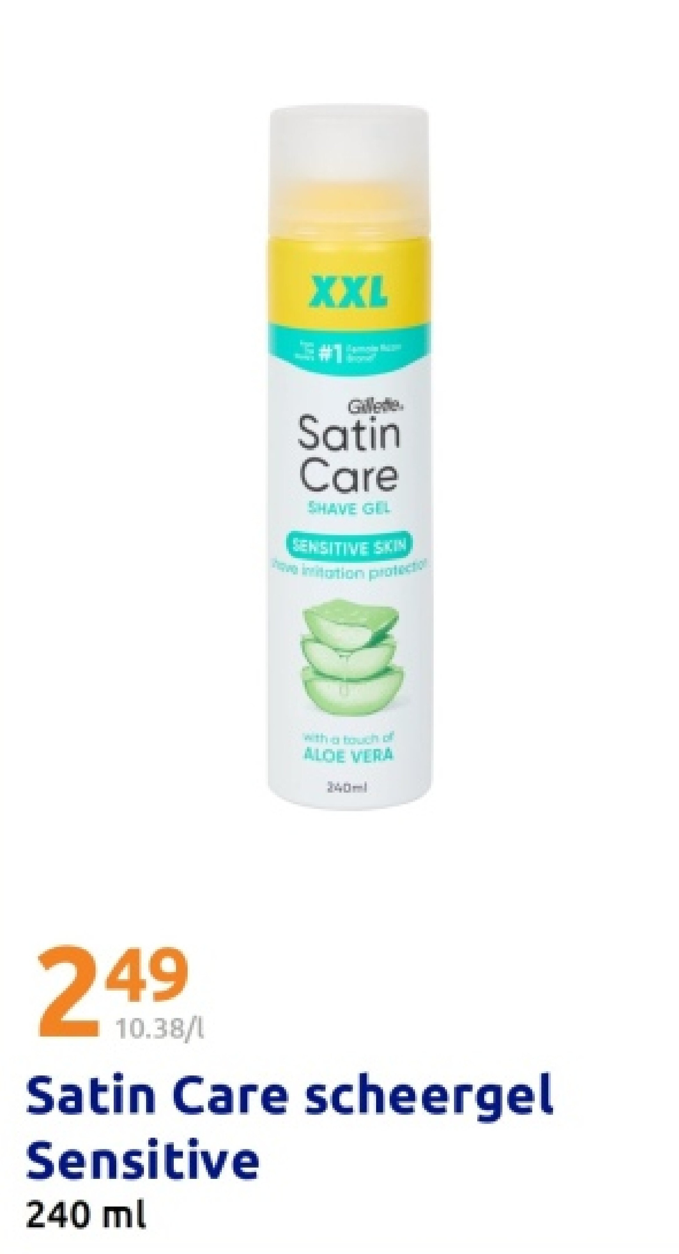 Satin Care scheergel Sensitive