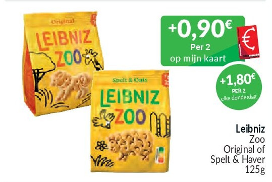 Leibniz Zoo Original of Spelt & Haver - 125g