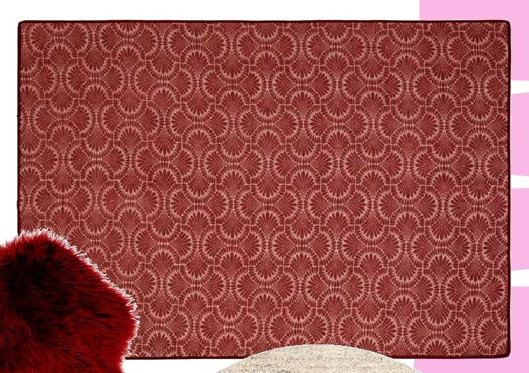 Vloerkleed Selby Bordeaux 180x290 cm