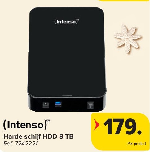 Intenso Harde schijf HDD 8 TB