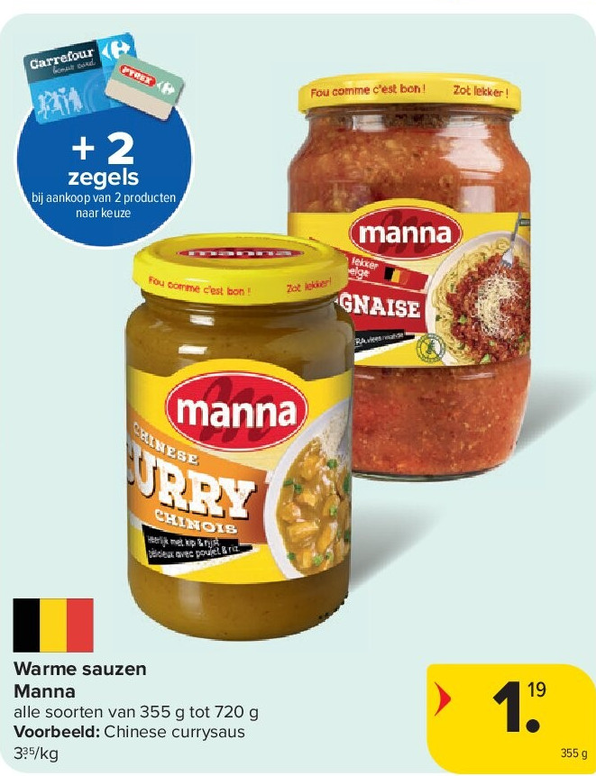 Warme sauzen Manna