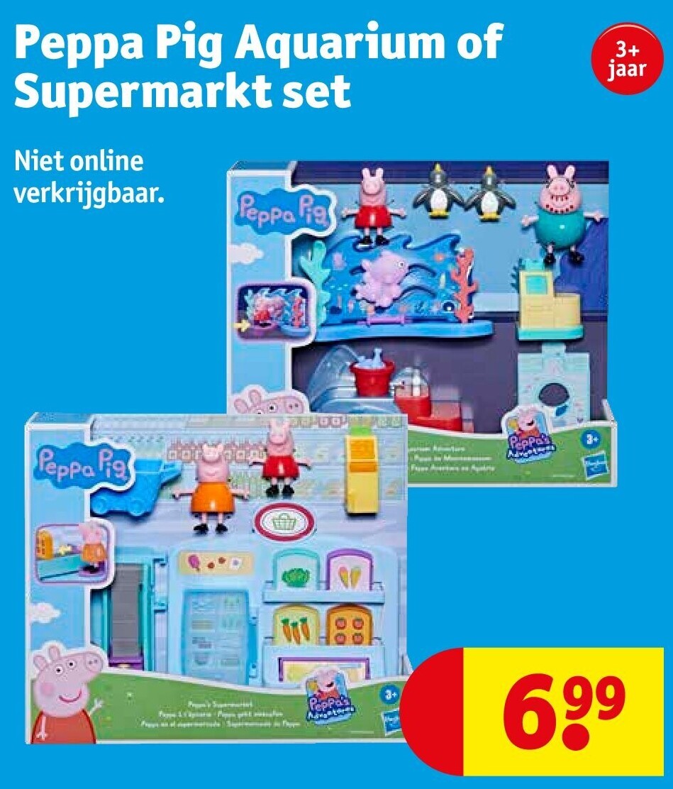 Peppa Pig Aquarium of Supermarkt set