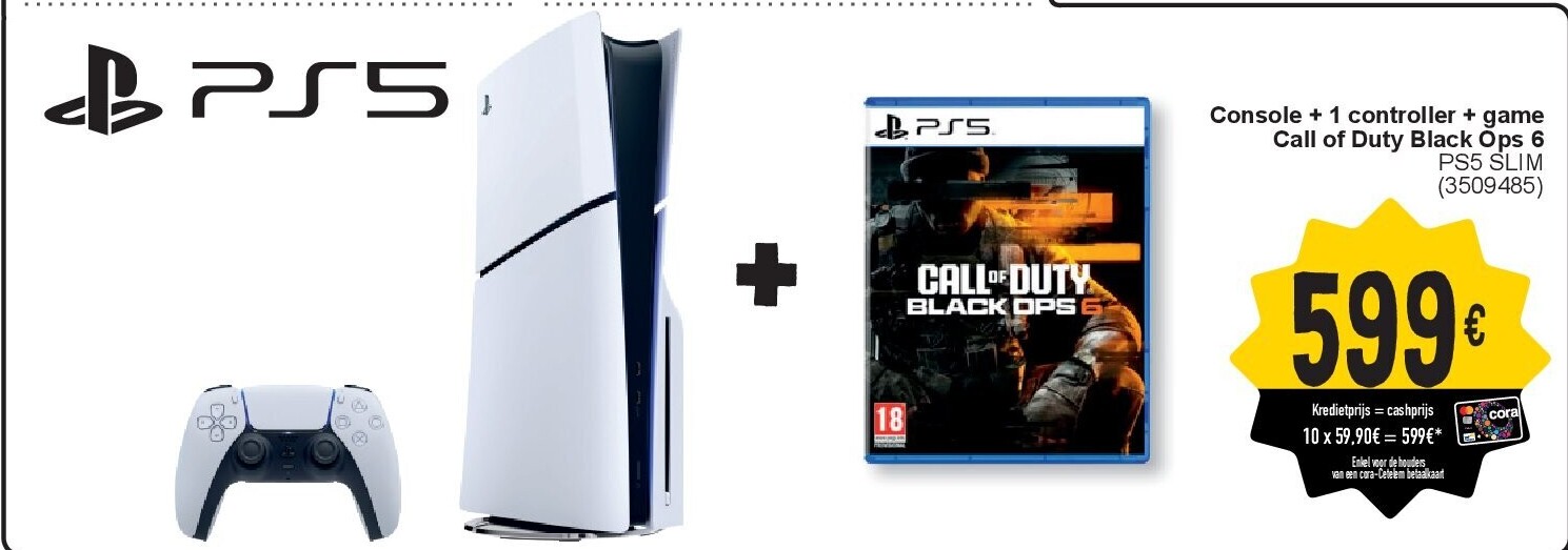 Console + 1 controller + game Call of Duty Black Ops 6