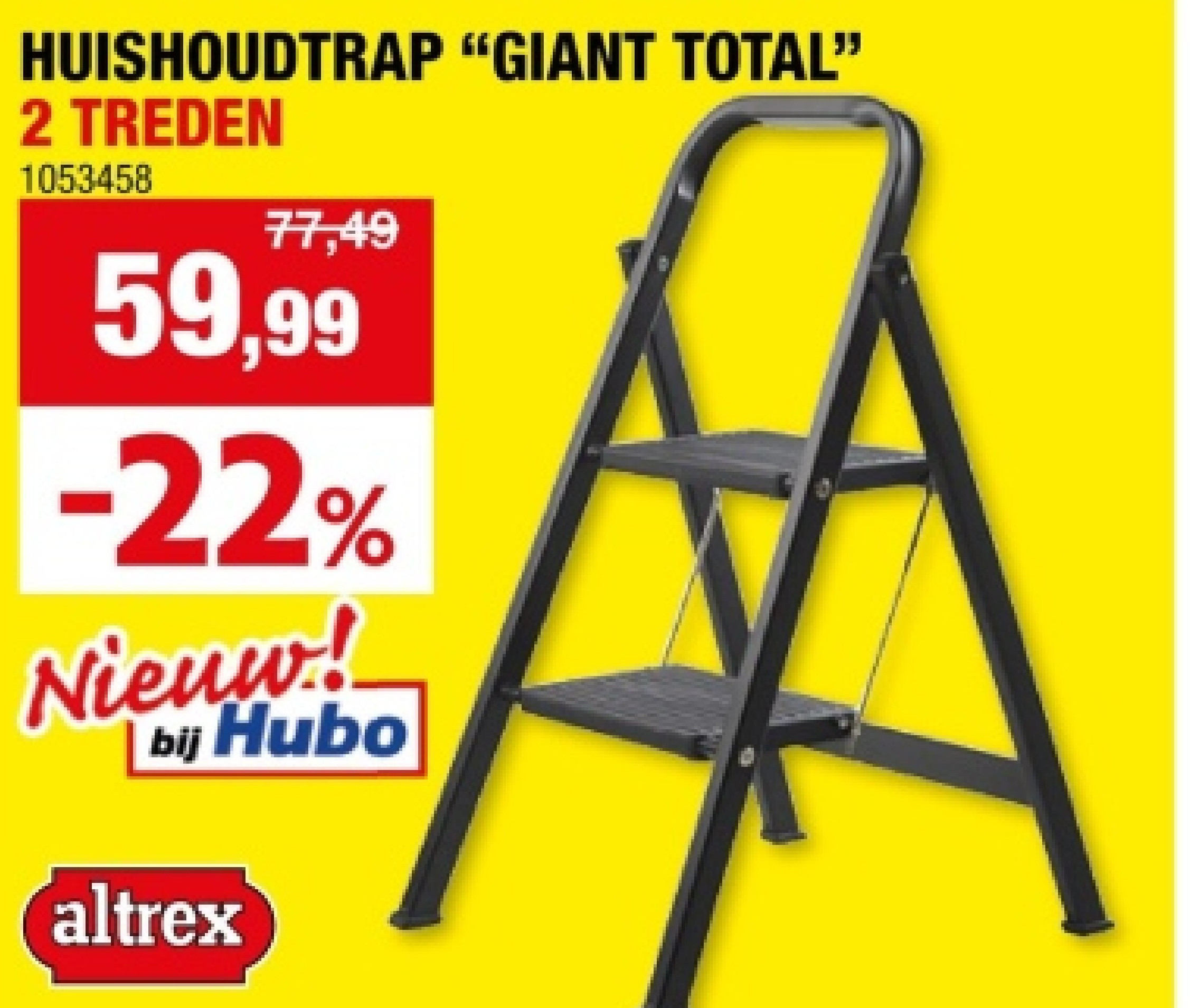 HUISHOUDTRAP "GIANT TOTAL" 2 TREDEN