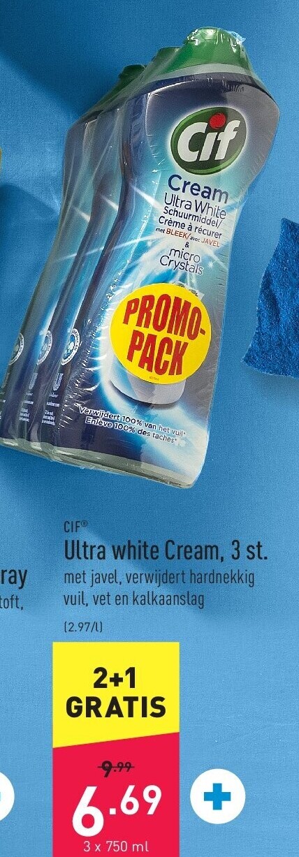 Ultra white Cream, 3 st.