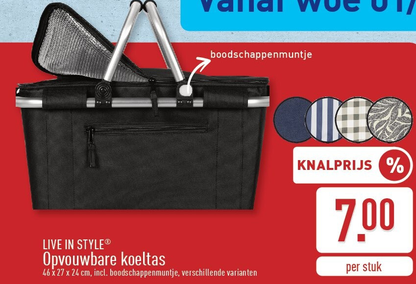 Opvouwbare koeltas