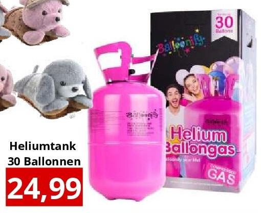 Heliumtank 30 Ballonnen