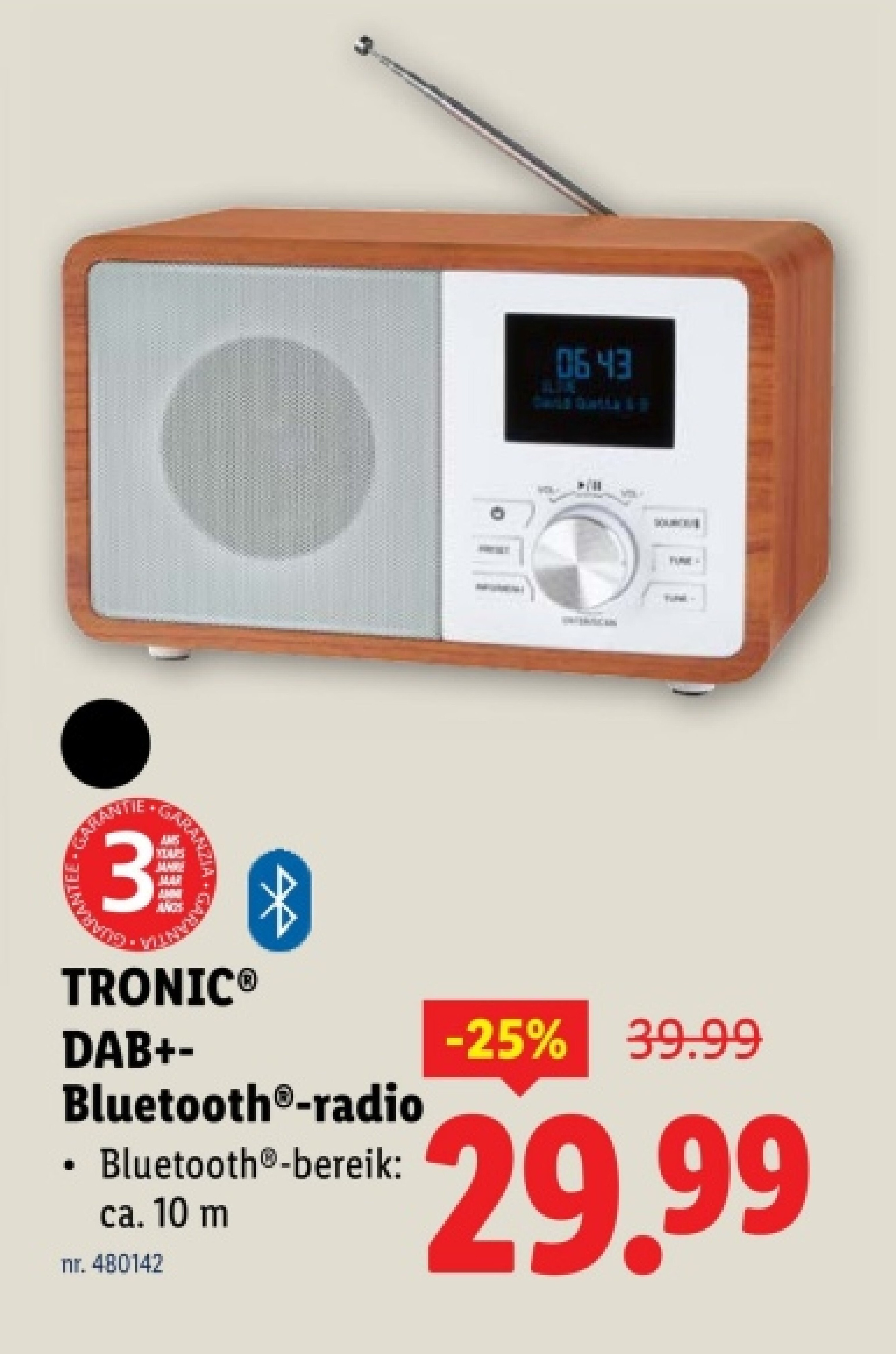DAB+- Bluetooth-radio