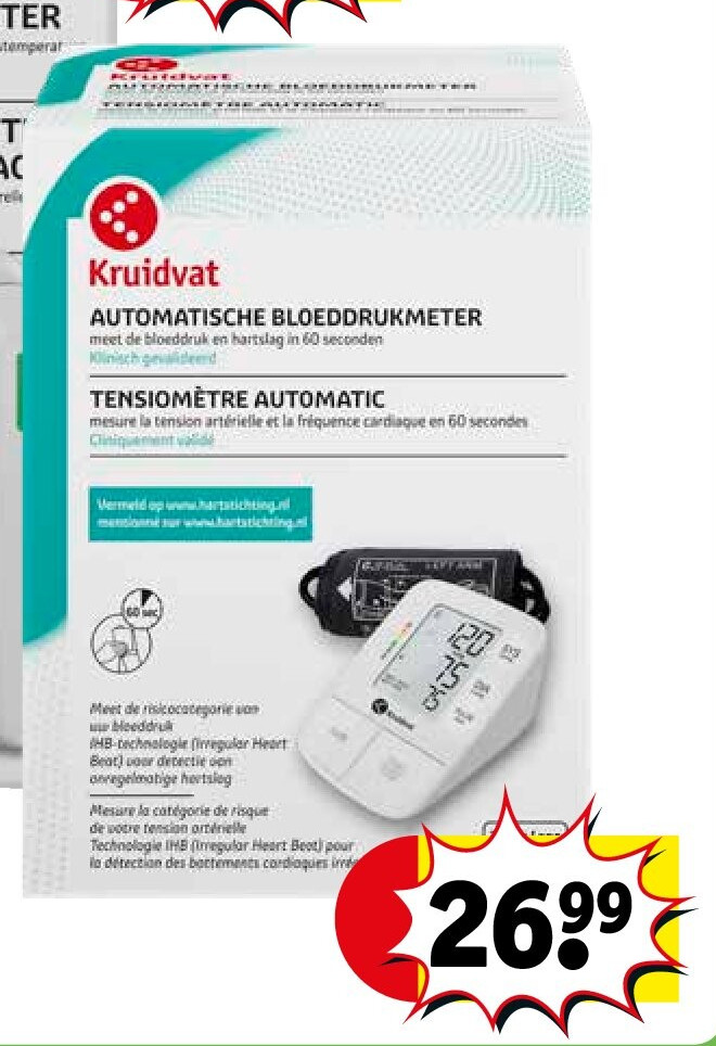 Kruidvat Automatische Bloeddrukmeter