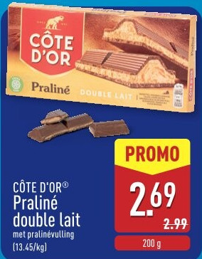 Praliné double lait