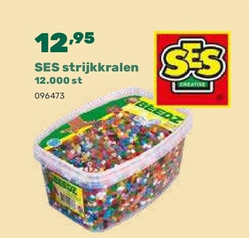 SES strijkkralen 12.000 st