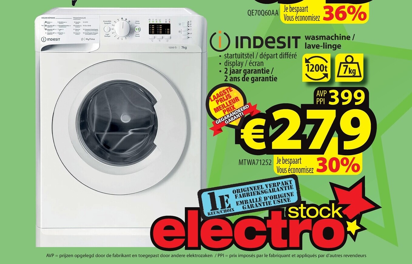 wasmachine/ lave-linge