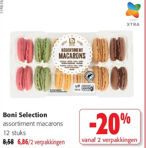 BBoni Selection assortiment macarons 12 stuks