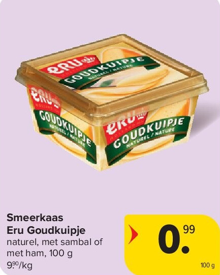 Smeerkaas Eru Goudkuipje