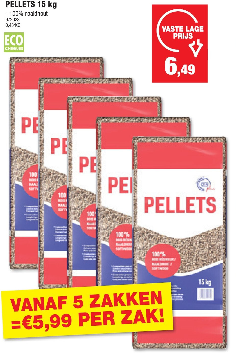 PELLETS 15 kg