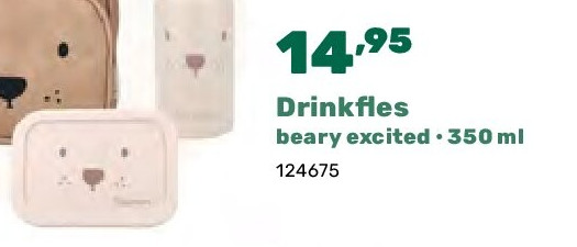 Drinkfles beary excited • 350 ml