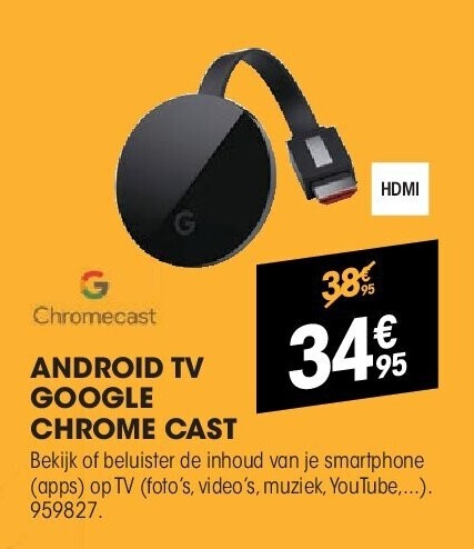 ANDROID TV GOOGLE CHROME CAST
