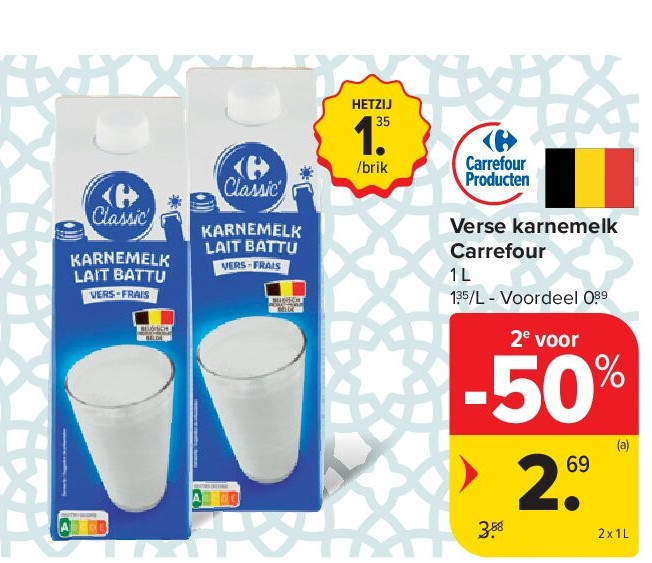 Verse karnemelk Carrefour