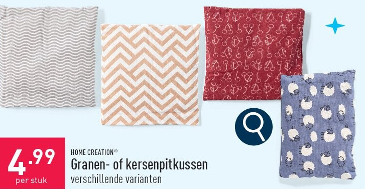 Granen- of kersenpitkussen