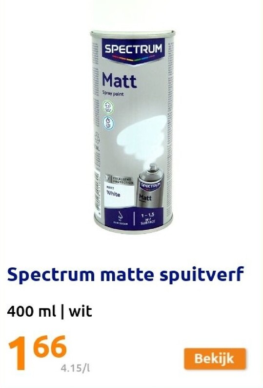 Spectrum matte spuitverf