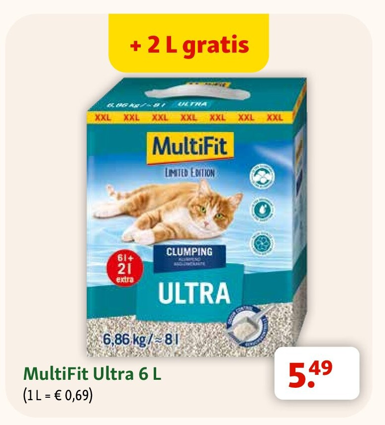 MultiFit Ultra 6 L (1 L = € 0,69)