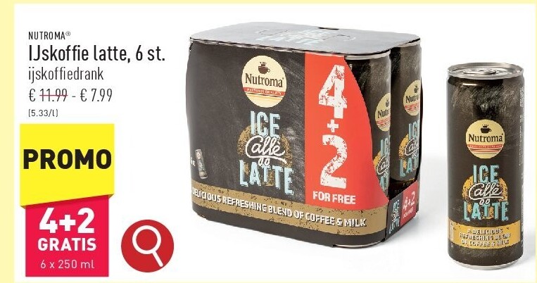 IJskoffie latte, 6 st.