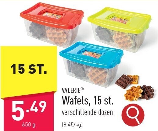 Wafels, 15 st.