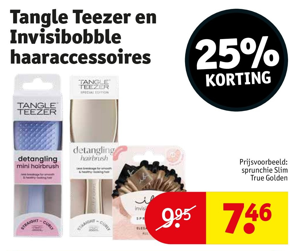 Tangle Teezer en Invisibobble haaraccessoires