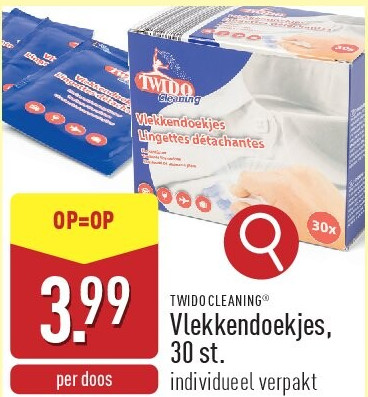 Vlekkendoekjes, 30 st.
