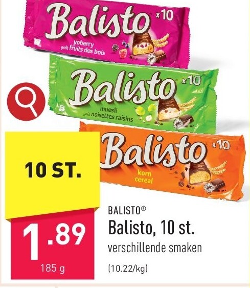 Balisto, 10 st.